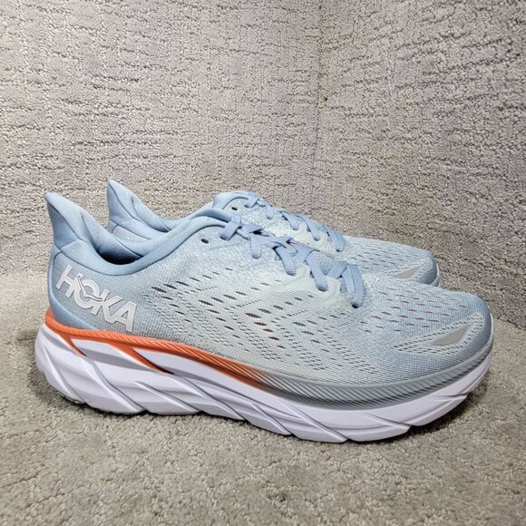 Hoka One One Clifton 8 Women's Size US 10.5B Blue Fog Athletic Running Sneakers. - Picture 12 of 14